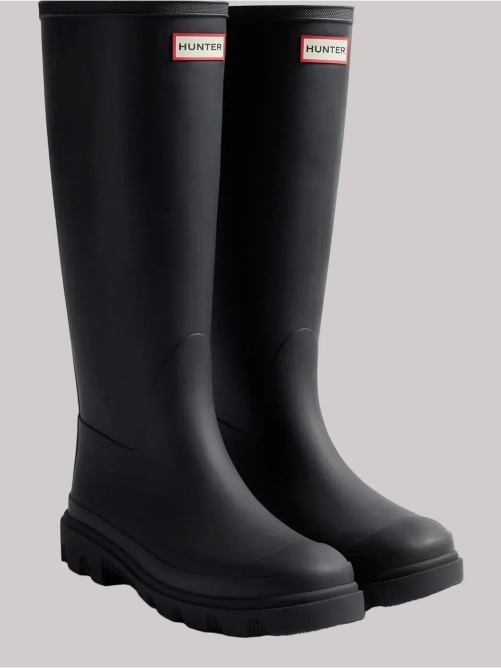 Hunter Mens Downpour Tall Boot | Black NEW size 12 US